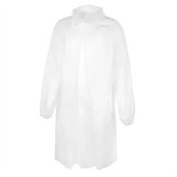  Egyszer használatos látogatói köpeny tépőzáras M fehér - delfinbuvar