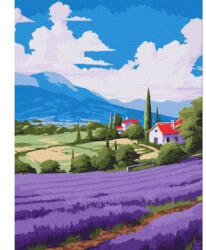Ideyka : Festés számok szerint, Levendula mező - 30 x 40 cm (264095)