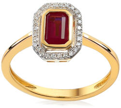 Heratis Forever Briliáns gyűrű rubinnal 0, 110 ct IZBR086R