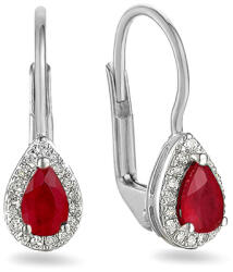 Heratis Forever Rubin fülbevaló fehér aranyból 0, 50 ct Alisson IZBR100RN