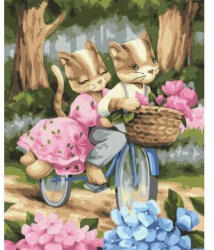 Ideyka : Festés számok szerint, Romantikus utazás - 40 x 50 cm (264083)