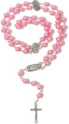 HARAHU ES-38835 Rózsafüzér nyakék - Rózsaszín KP38835