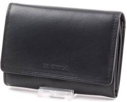 La Scala fekete női bőr pénztárca (DN-068 BLACK)