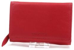 La Scala piros női bőr pénztárca (DN-82221 RED)