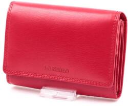 La Scala piros női bőr pénztárca (DN-068 RED)