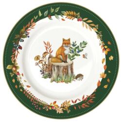 Easy Life Porcelán desszertes tányér - Forest Dream