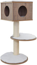 Kerbl Dinari light falra szerelhető macskabútor - fehér/barna, 110 cm
