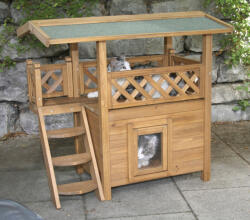 Kerbl Lodge macskaház ajtóval - 77 x 50 x 73 cm