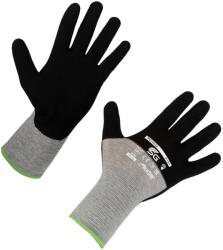 Kerbl Towa finomkötött kesztyű - SG A187, fekete/szürke, 10/XL méret