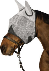 Kerbl Covalliero légyháló fülvédővel, UV szűrővel - világos szürke, póni