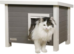 Kerbl Eli ECO macskaház szilikon ajtóval - 57 x 45 x 43 cm