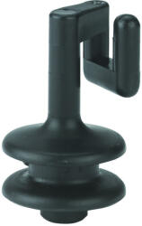 Kerbl Villanypásztor fejszigetelő ovális acélkaróra - 20 db / csomag