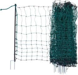 Kerbl CampingNet háló kempingezéshez - zöld, táskával, 20 m x 80 cm, kéttaposós