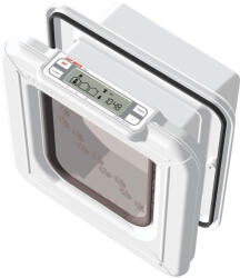 Kerbl Cat Mate® Elite mikrochipes, időzítős macskaajtó - fehér