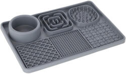 Albert Kerbl Szilikon lap nedves táplálékhoz - szürke, XL, 30x20x4 cm