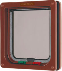 Kerbl Cat Mate® négyállásos, zárható macskaajtó - barna - delifarm - 9 290 Ft