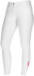Kerbl Janne x PinkRibbon női lovaglónadrág csúszásmentes ülőrésszel - fehér gyöngy, 32