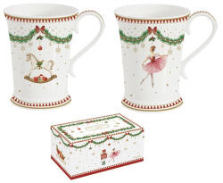 Easy Life Porcelán bögreszett 2db-os, 300ml, dobozban, Magie de Noel (1795MNOE)