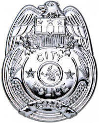 Widmann CITY POLICE rendőr jelvény - csiptetős (MOL-0323P)