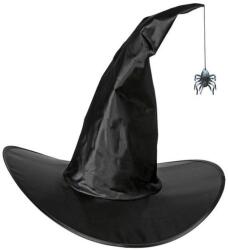 Widmann Pókos boszorkány kalap - szatén - fekete (MOL-00249)