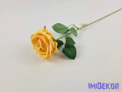  Szálas bársonyos rózsa 51 cm - Napsárga