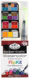 Royal & Langnickel Royal Langnickel FlipKit utazó akvarellfestékek - 19 db
