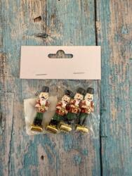 Diótörő szettben 4db piros zöld fekete