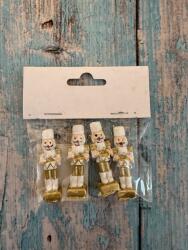 Diótörő szettben 4db arany fehér színben