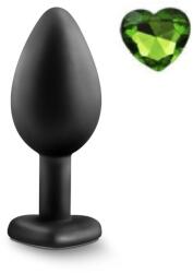 Guilty Toys Anal Plug Brighty, Small, Silicone, Black/Green