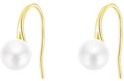 BeSpecial Cercei argint 925 placati cu aur 14 k cu perle naturale (ERR130)
