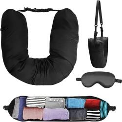 MARUKO Perna gat calatorie, husa transformabila bagaj extensibil, umplere cu haine, material Lycra, fara umplutura (b0cssvzrxv)