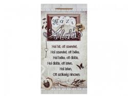  Dísztábla - Házi áldás s. barna - Ajándék családtagoknak (LB05020006 10.08.)