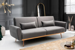  Canapea Amadeo 211x83x85 cm Rabatabila Catifea Gri (cod AF 2401) (C561) Canapea