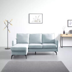  Coltar Hyperion Reversibil Stanga Dreapta 193x86x136 cm Stofa Cyan-Gri (cod AF 2433-18) (C486) Canapea