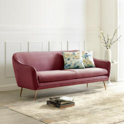  Canapea Prestige 194x83x86 cm Catifea Roz (cod AF 2462) (C461-8114) Canapea
