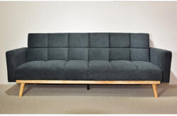  Canapea Dallas 214x84x84 cm Rabatabila Stofa Dark Grey (cod AF 2403-45) (C37) Canapea