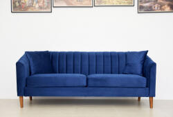  Canapea Belle 208x80x85 cm Material Catifea Albastru (cod AF 2425) (C567-7839) Canapea
