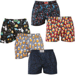 Styx 5PACK Boxeri largi bărbați Styx art elastic clasic multicolor (5A1378145) XL (182882)