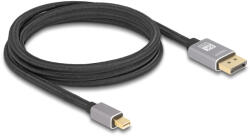 Delock Mini DisplayPort to DisplayPort 8K cable 2m Grey (81092)
