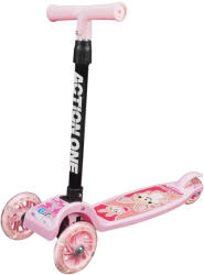 Action Funride roller világító kerekekkel, rózsaszín, 56x23x73 cm (SRTV0410.1)