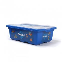 Coblo Iskolai doboz kártyákkal, mágneses építő készlet, 200 db (D-COBLO200-B)
