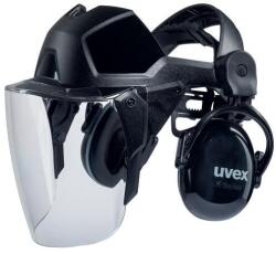 Faceguard Uvex Pheos hallásvédővel (SNR: 28), 52-64cm