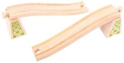 Bigjigs Toys Sine de pasaj superior cu stâlpi 2 buc (DDBJT113) Trenulet