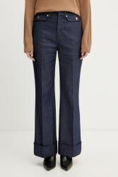 Marciano by Guess nadrág sötétkék, magas derekú trapéz, 5YPA05 7457A - sötétkék 30/30