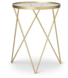  EMILY lerakóasztal Ø 35, 5 cm, aranyszínű