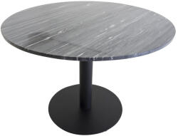  Asztal Dallas 175 (Fekete márvány + Fekete)