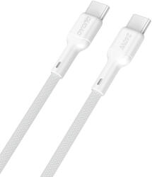 Dudao L9C Max USB-C - USB-C Kábel - 2m 240W - Fehér (L9CMAX)