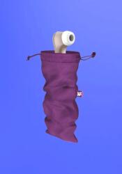 Satisfyer Treasure Bag L - diszkrét tároló táska - közepes (lila) - edeselet