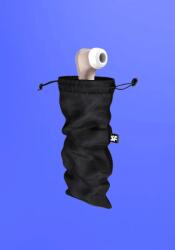 Satisfyer Treasure Bag L - diszkrét tároló táska - közepes (fekete)