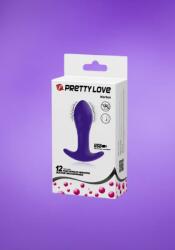 Pretty Love - Akkus vibrációs análdugó (lila)